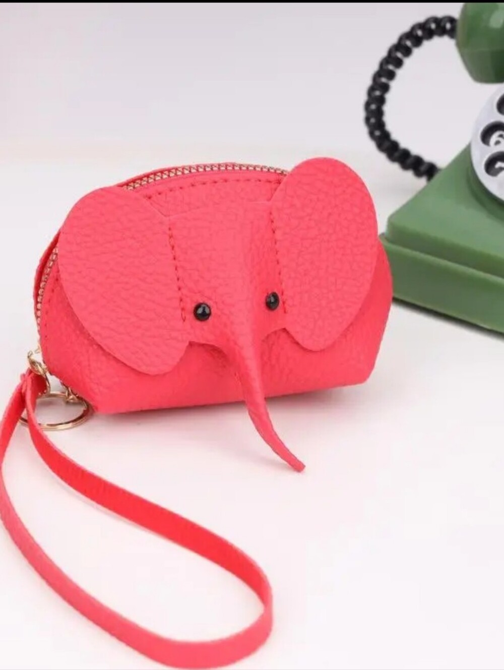 Hot Pink Elephant wristlet/coin.purse is back in stock. Zipper closure - New